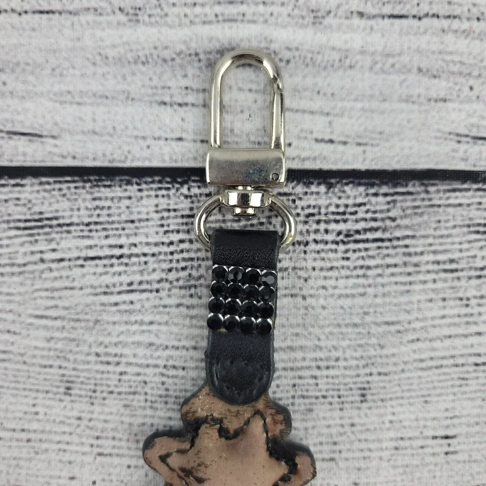 Swarovski Crystal Bag Charm, Keychain, Giraffe